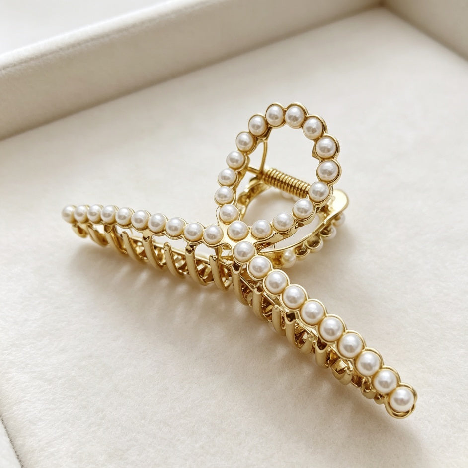 Golden Glow Hair Clips